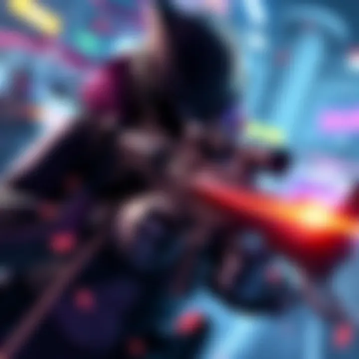 A player using Widowmaker strategically to secure a victory in a competitive gaming match, with a focus on their aiming skills and teamwork.