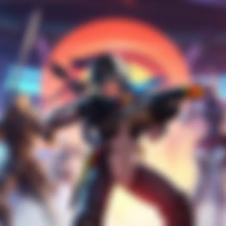 A player using Widowmaker aims down sights in Overwatch, while Torbjörn, Pharah, and Echo pose challenges nearby.