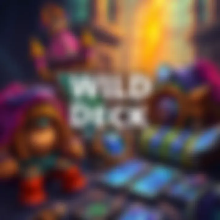 A collection of Hearthstone cards representing various wild deck strategies from top players