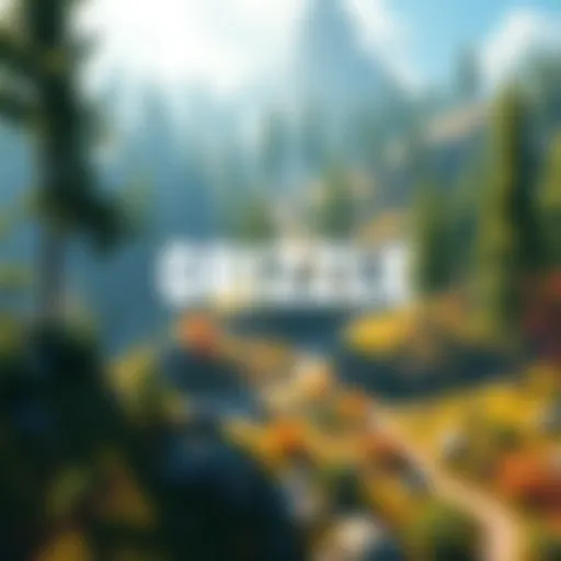 A vibrant forest landscape showing deformable terrain and interacting wildlife in Grizzle, a new survival game.