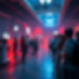 A somber atmosphere at Wildlight Entertainment's Highguard Studio as employees gather, reflecting on the recent layoffs