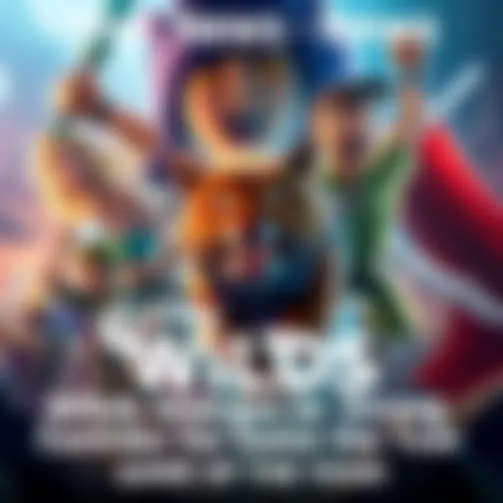 Artwork representing the game Wilds with vibrant colors and characters showcasing adventure and excitement.