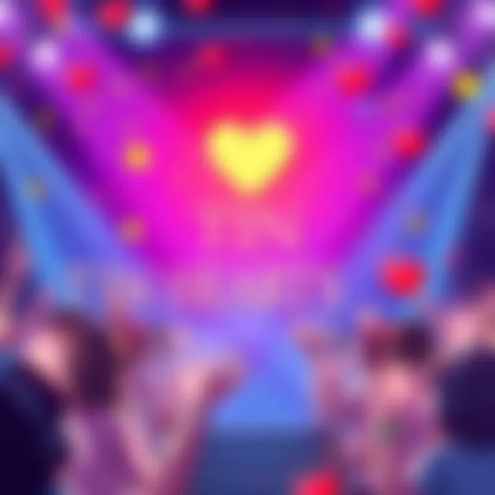 A vibrant graphic showing a joyful celebration of video game music, inviting people to share their favorite song for a chance to win a GOG code for Tin Hearts.