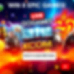 A colorful graphic promoting the chance to win eight GOG games, featuring game icons like Dungeons & Dragons and XCOM 2, with a comment box for entries and a YouTube logo for bonus points.