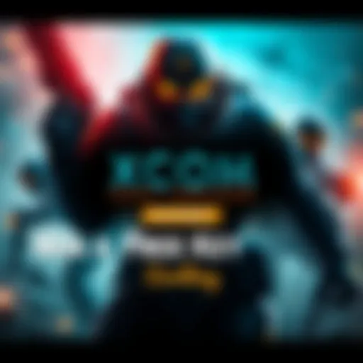 A visual representation of the game XCOM: Enemy Unknown with a giveaway announcement