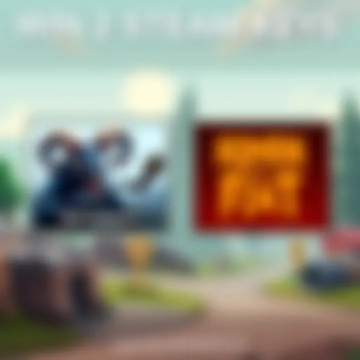 Two game choices are displayed, Battle Ram and Human Fall Flat, inviting people to comment for a chance to win a Steam key.