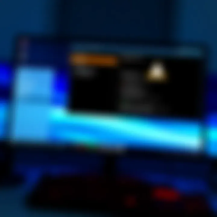 Windows and Linux dual boot setup A computer screen showing the installation process of Windows alongside a Linux distribution, with progress bars and options on display.