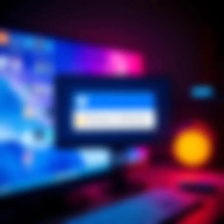 A computer screen displaying an unexpected Windows notification that pops up frequently.