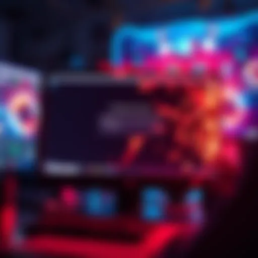 Windows PC Crashing A Windows PC screen displaying a crash error message with a frustrated user in the foreground.