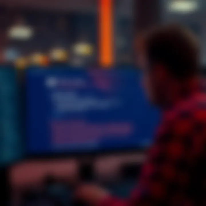 A computer screen showing Windows update error messages related to KB5063878 and KB5062660, with a concerned person in front of it.