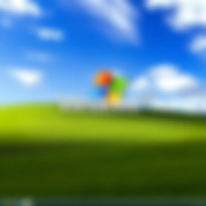 A tribute to the iconic Windows XP interface, showcasing its classic start menu and wallpaper.