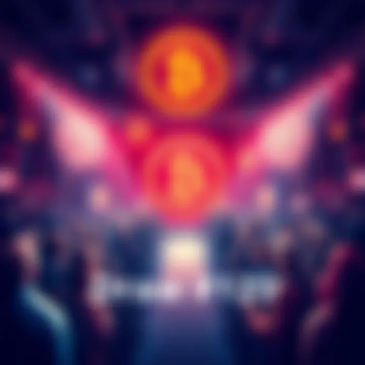 A visual representation of a digital drawing event on the Bitcoin blockchain, showcasing participants and the selection process for the winner.