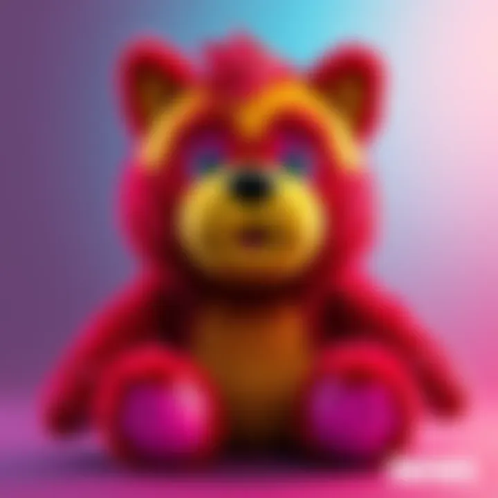 Winston Plushie Skin Winston character in a new plushie skin, showcasing vibrant colors and playful design