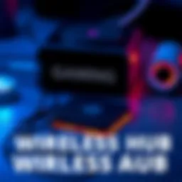 A wireless hub connected to a Steam Deck showcasing options for gaming without wires