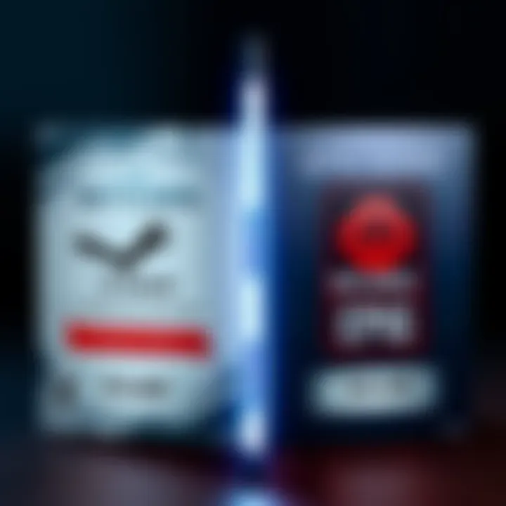 Side-by-side view of The Witcher 3 Complete Edition on Steam and Epic Games with price tags displayed