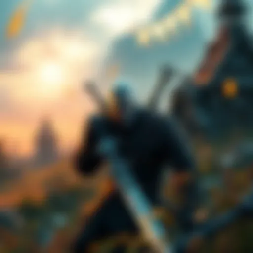Geralt of Rivia in a fantasy landscape, hinting at new quests and adventures in The Witcher 3