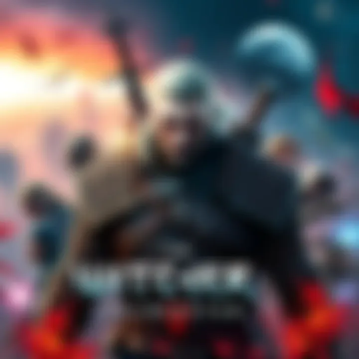 Witcher 3 Remaster with Mods A character from Witcher 3 surrounded by enhanced graphics and popular mods from the community, showcasing a vibrant game world.