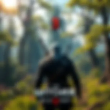 A scene depicting Geralt of Rivia in a lush forest, ready for a new quest in The Witcher 3: Wild Hunt's Songs of the Past expansion.