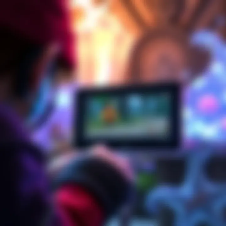 A screenshot showing players testing Wizard101 on Xbox consoles, featuring colorful graphics and magical elements from the game.