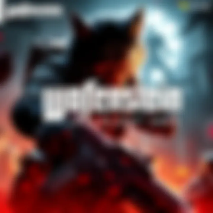 A digital artwork depicting the iconic Wolfenstein character in battle, with a backdrop showcasing elements from the game, symbolizing the possible rerelease after Microsoft's acquisition.