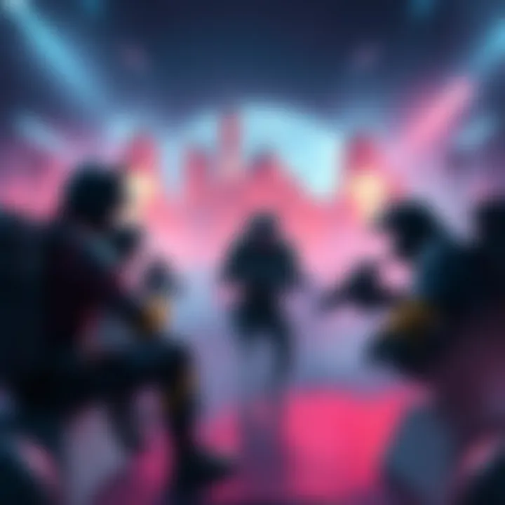 A scene showing players strategizing in a gaming environment with new Wolfpack features, highlighting the tactical changes against Rocketeers.