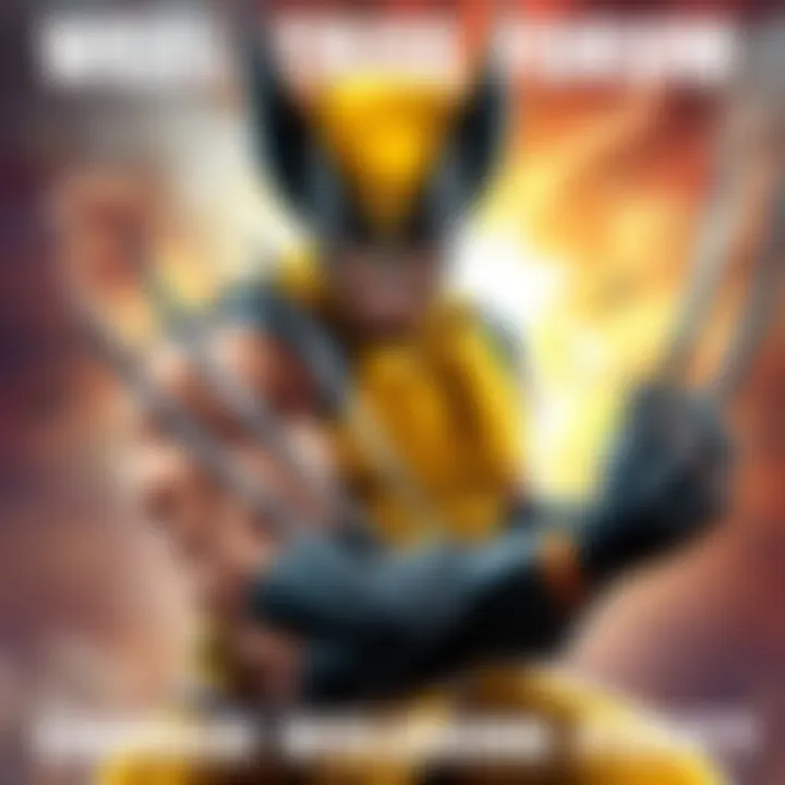 Illustration of Wolverine in a dynamic action pose, showcasing his claws and fierce expression, symbolizing the rise of Wolverine posts in the forum.
