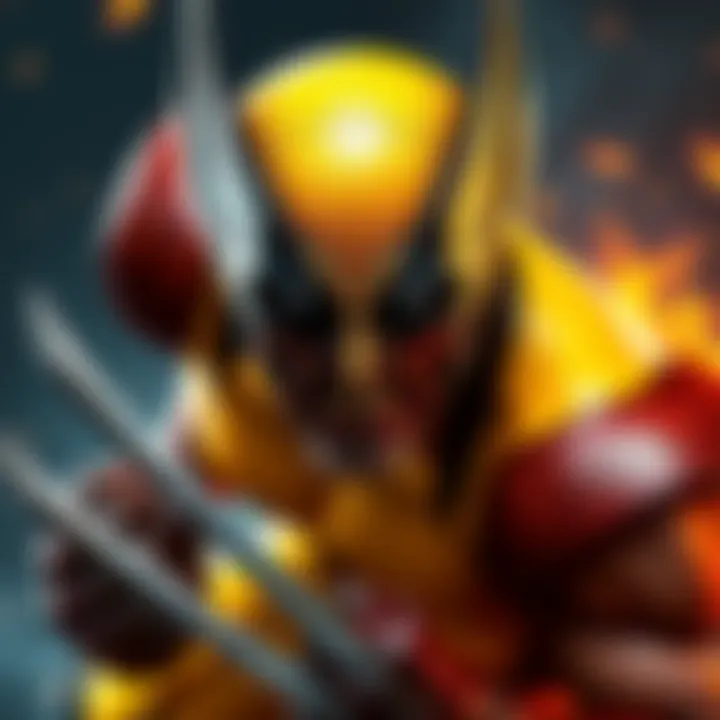 A promotional image showing Wolverine in action, ready for battle, showcasing his iconic claws and fierce expression, hinting at the upcoming game release.