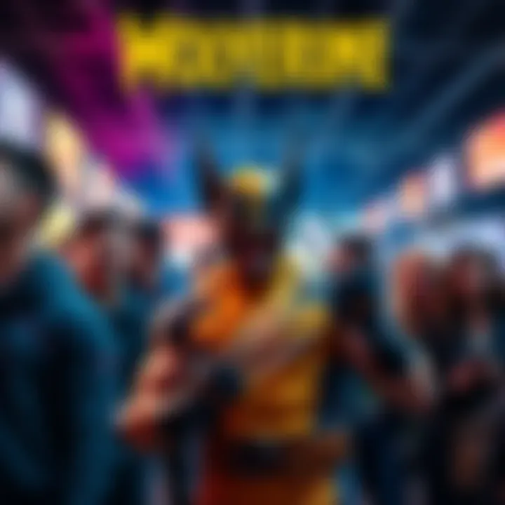 Wolverine Game Announcement Excited fans discussing the new Wolverine game at a gaming expo