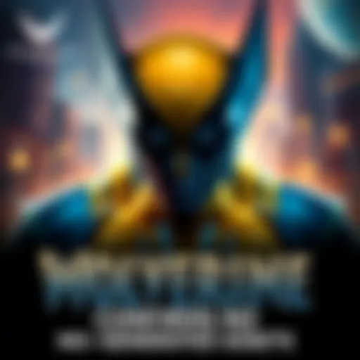 Insomniac Games logo with Wolverine character in the background, emphasizing the game's focus on original assets