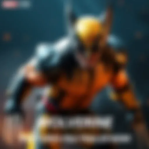 Wolverine in action showcasing intense gameplay and character abilities