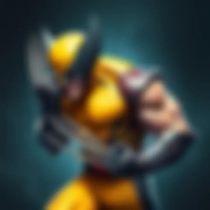 Wolverine in a fierce pose, showcasing his claws and a determined expression, symbolizing the new challenges for mutants in the Marvel Universe.