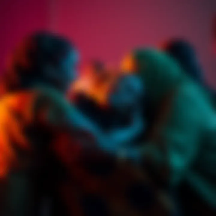 Group of women comforting each other after the loss of their Matriarch