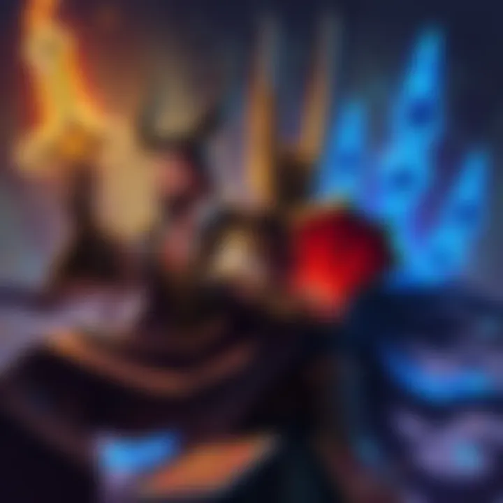 Illustration of Wong and Odin cards representing their role in limiting reveal deck strategies in a card game