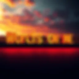 Words on a Line A visual of text struggling to stay on one line with wind effects in the background, representing challenges in formatting.