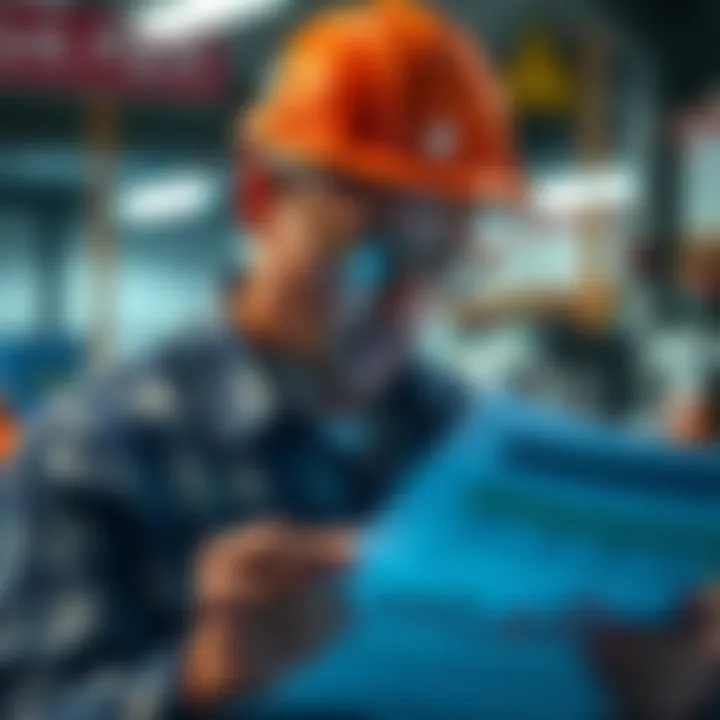 A frustrated worker looks at a report showing underperformance, highlighting the need for improved standards.