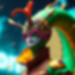 Worm Queen Signa Design A colorful and stylish Worm Queen Signa created for Tennogen, featuring intricate patterns suitable for various fashion styles.