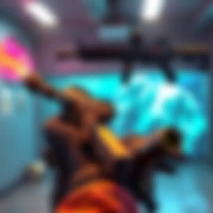 Frustrating gaming weapons A player struggling with two of the worst guns, the TMP and Striker, in a gaming environment