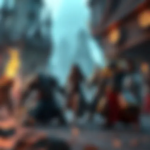 Characters in World of Warcraft Playing Themselves Screenshot showing World of Warcraft characters moving and acting without player control, creating a strange scene in the game