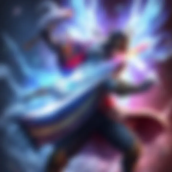 Wrathful Advance and Blade Storm Characters A fierce warrior using Blade Storm with Wrathful Advance glowing behind them, showing the intensity of the attack.