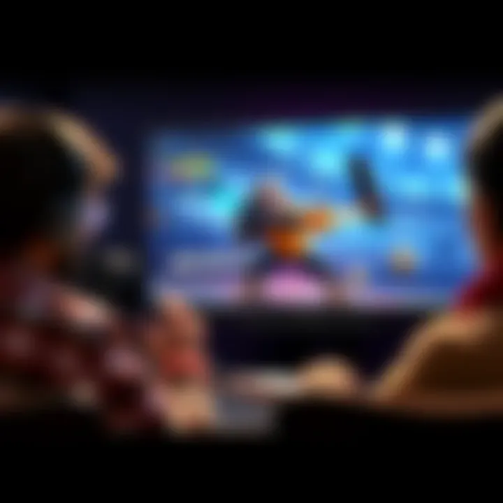 A player analyzing Wrecking Ball's moves on screen, discussing strategies in a game setting, with a focus on team dynamics and competition.