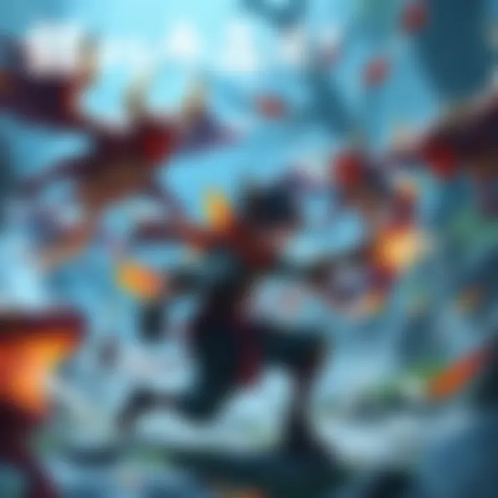 A character in Wuchang: Fallen Feathers engages in action against enemy creatures in a vibrant game environment.