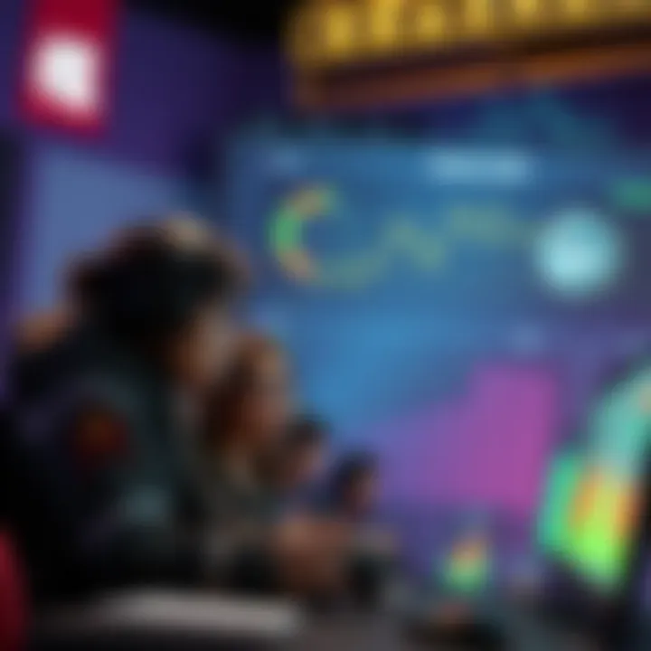 Gamers discussing predictions for Wuchang's Metacritic score with charts and graphs in the background