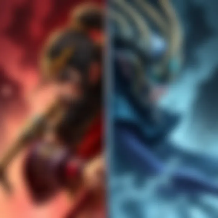 A side-by-side image of Wukong: Black Myth character and Elden Ring character, showcasing their unique styles and environments.