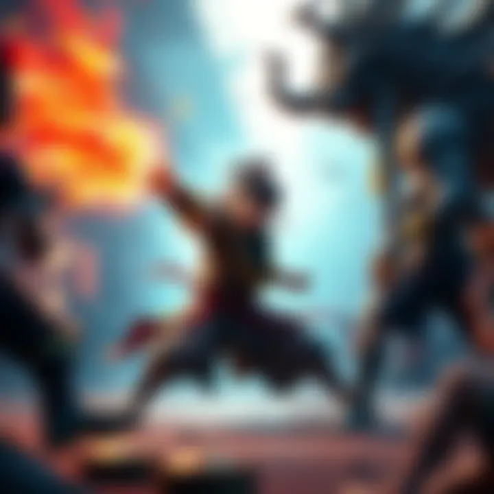 A Wukong character struggles against a high-damage Zeus player in a competitive game setting