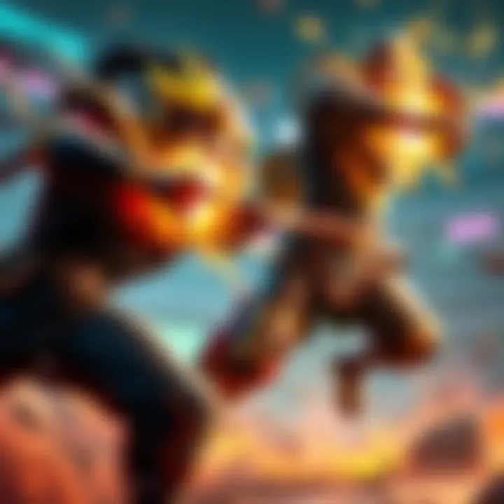 A character using Wuyang Ult to stun an opponent during a game, showcasing dynamic action and effects