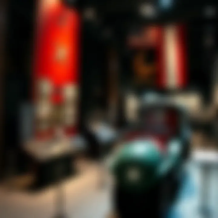 A display of historical artifacts and photographs from World War II, showcasing the impact of the war.