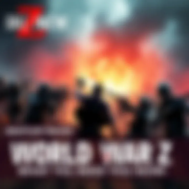 Action-packed gameplay from World War Z showing players fighting against zombies in a chaotic environment