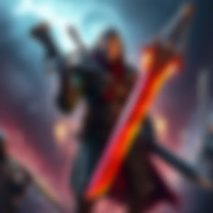 Wylder stands confidently holding a greatsword, resembling a character from a Dungeons & Dragons book cover.