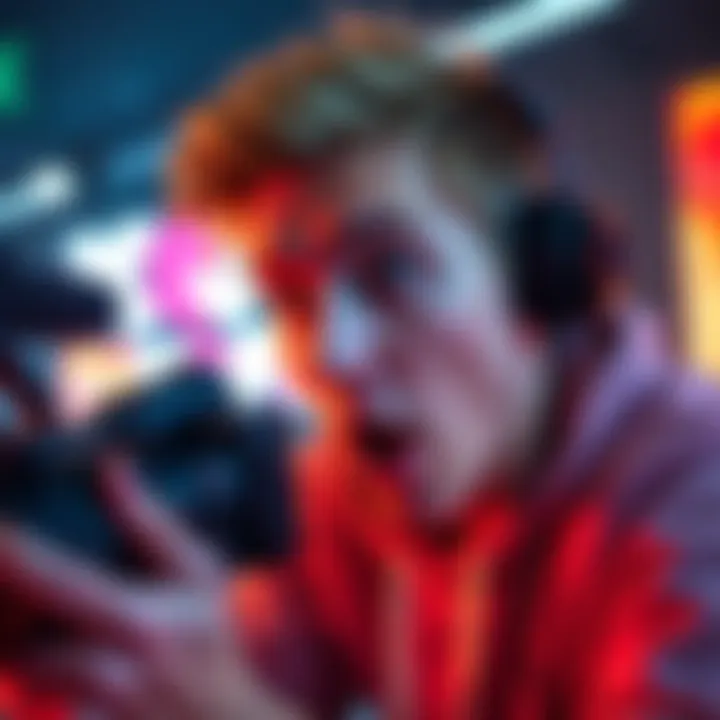 xQc looking surprised while dealing with a camera malfunction during a live stream