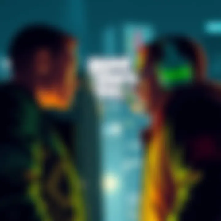 Xbox Ambassadors in GTA V confrontation Two Xbox Ambassadors are confronted by a player about using exploits in GTA V, showing tension and disagreement.